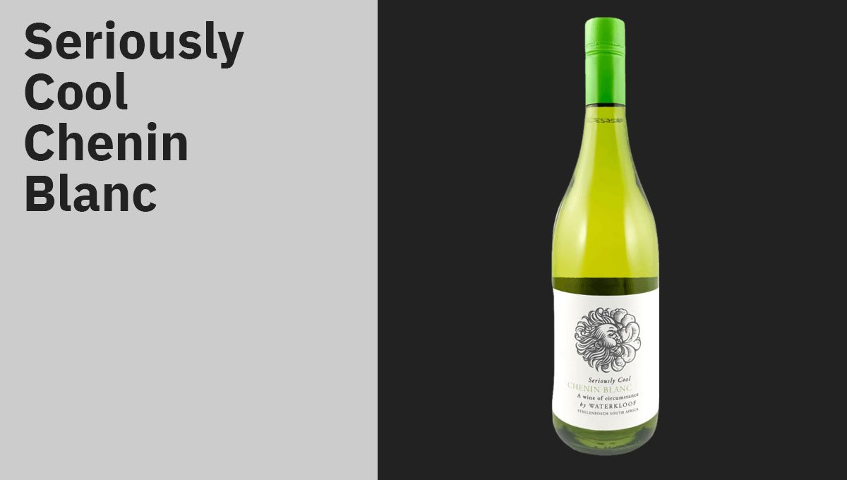 Bottle of seriously cool chenin blanc