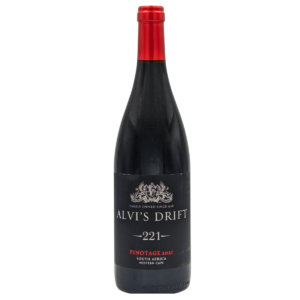 bottle of Alvi's Drift Pinotage 221