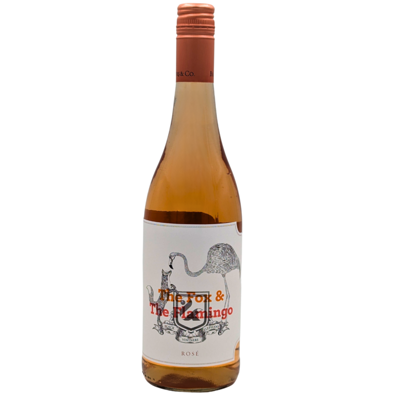 bottle of Fox and Flamingo Rose