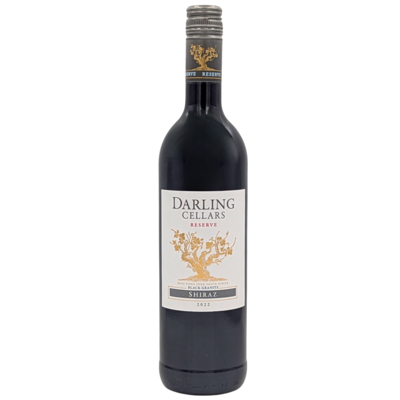 bottle of Black Granite Shiraz by Darling Cellars