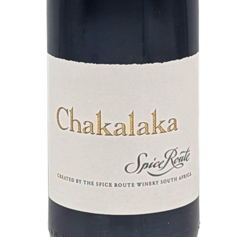 front label of a bottle of Spice Route Chakalaka